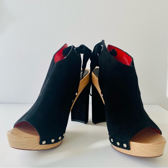 Proenza Schouler Black Suede Platform Sandal | Size 40 | 10 US | 7 UK | PS27010 - Picture 2 of 12